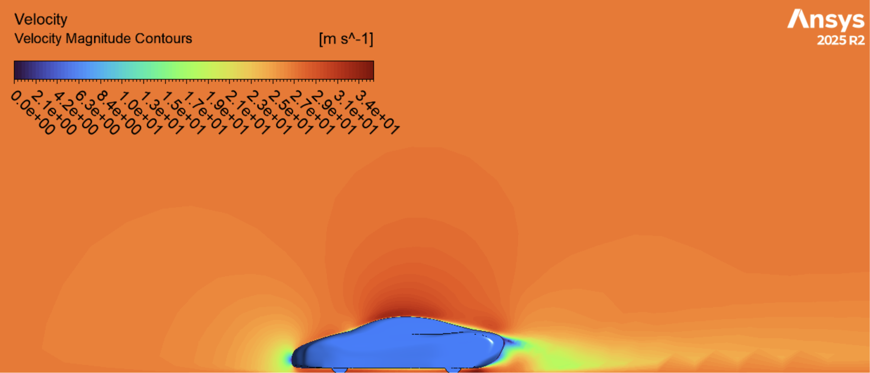 Refined velocity contour