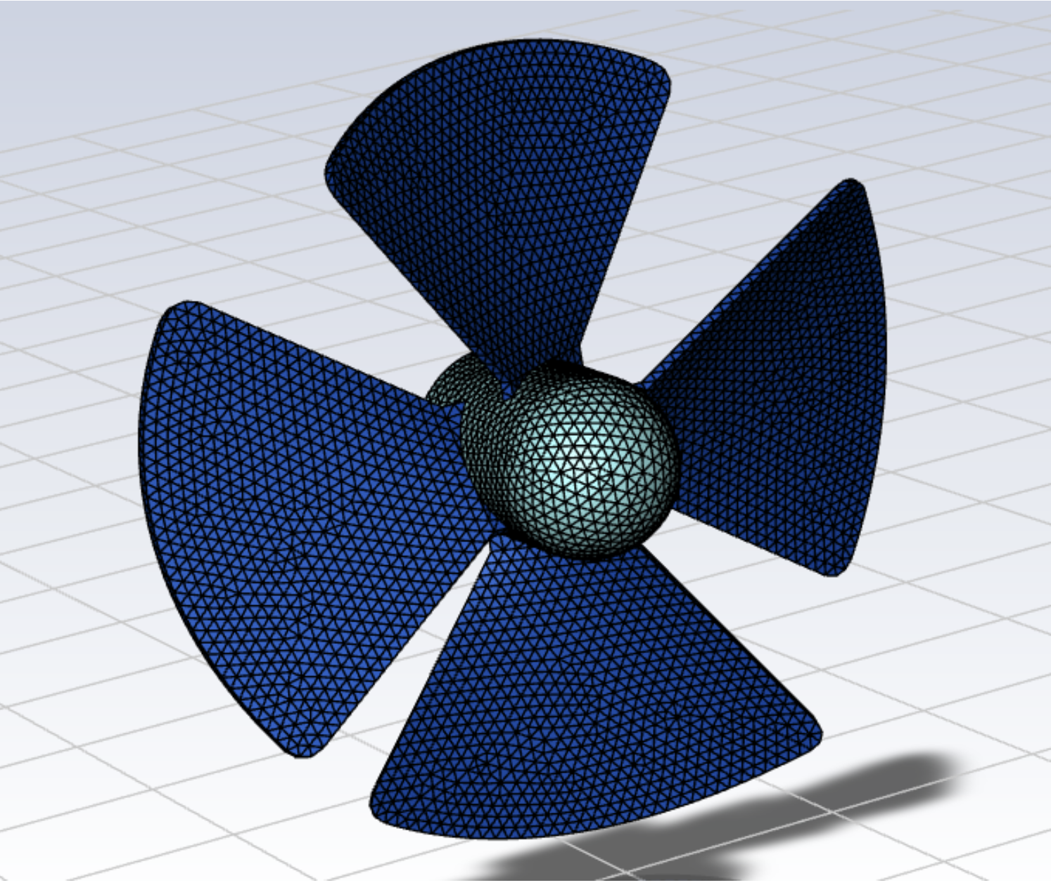 Fan mesh refinement