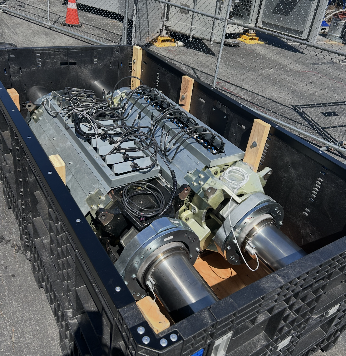 Shipping crate testing